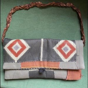 Handmade bohemian clutch